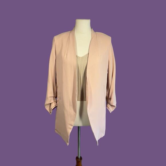 Tahari Pink Open Front Blazer NWT Medium - Picture 13 of 15